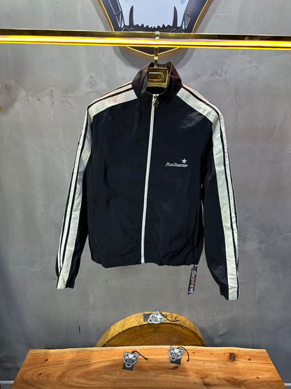 JACKET PARACHUTE BLACK OLD SCHOL 7404 - ZG PREMIUM