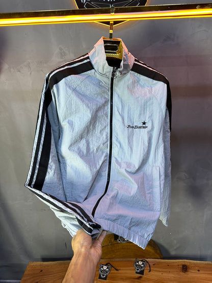 JACKET PARACHUTE GREY OLD SCHOL 7404 - ZG PREMIUM