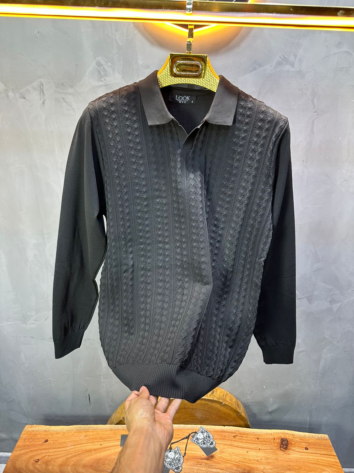 POLO TRIICOTE BLACK 4023 - ZG PREMIUM