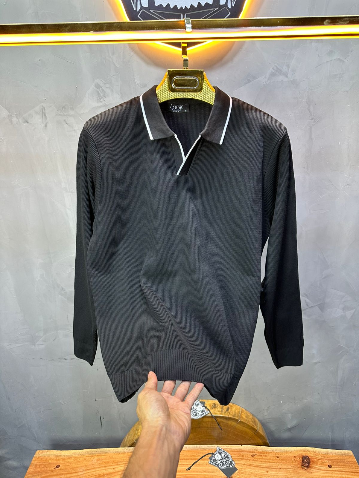 POLO TRIICOTE NOIRE 4004 - ZG PREMIUM