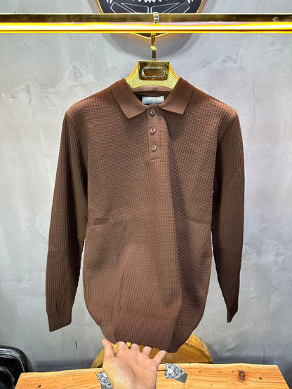 POLO TRICOTE MARON 5506 - ZG PREMIUM