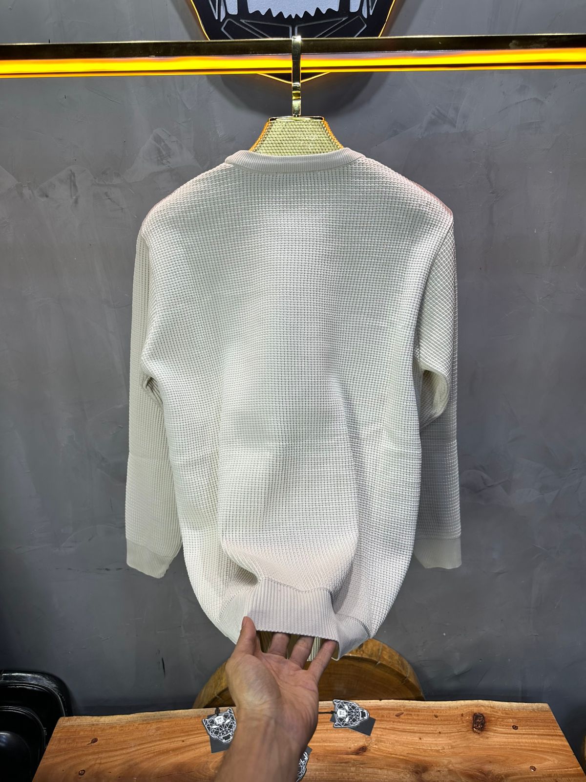 SWEAT TRICOTE BEIGE 4030 - ZG PREMIUM