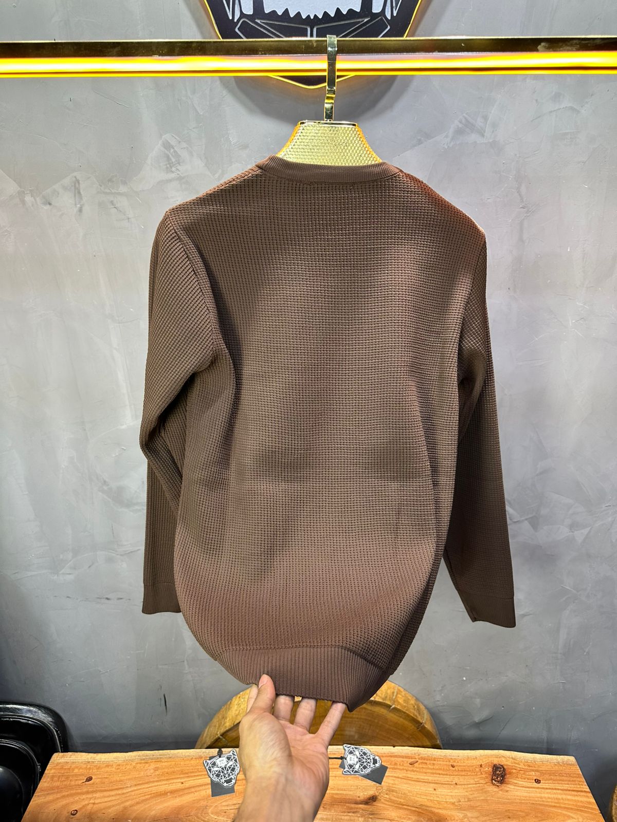 SWEAT TRICOTE MARON 4030 - ZG PREMIUM