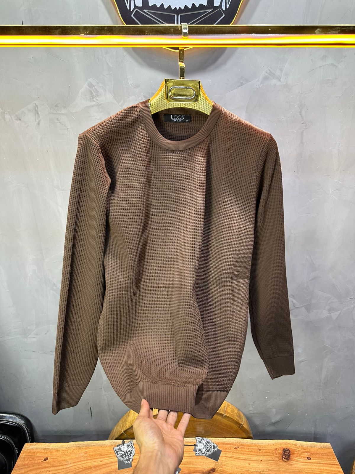 SWEAT TRICOTE MARON 4030 - ZG PREMIUM