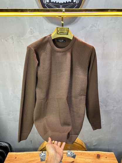 SWEAT TRICOTE MARON 4030 - ZG PREMIUM