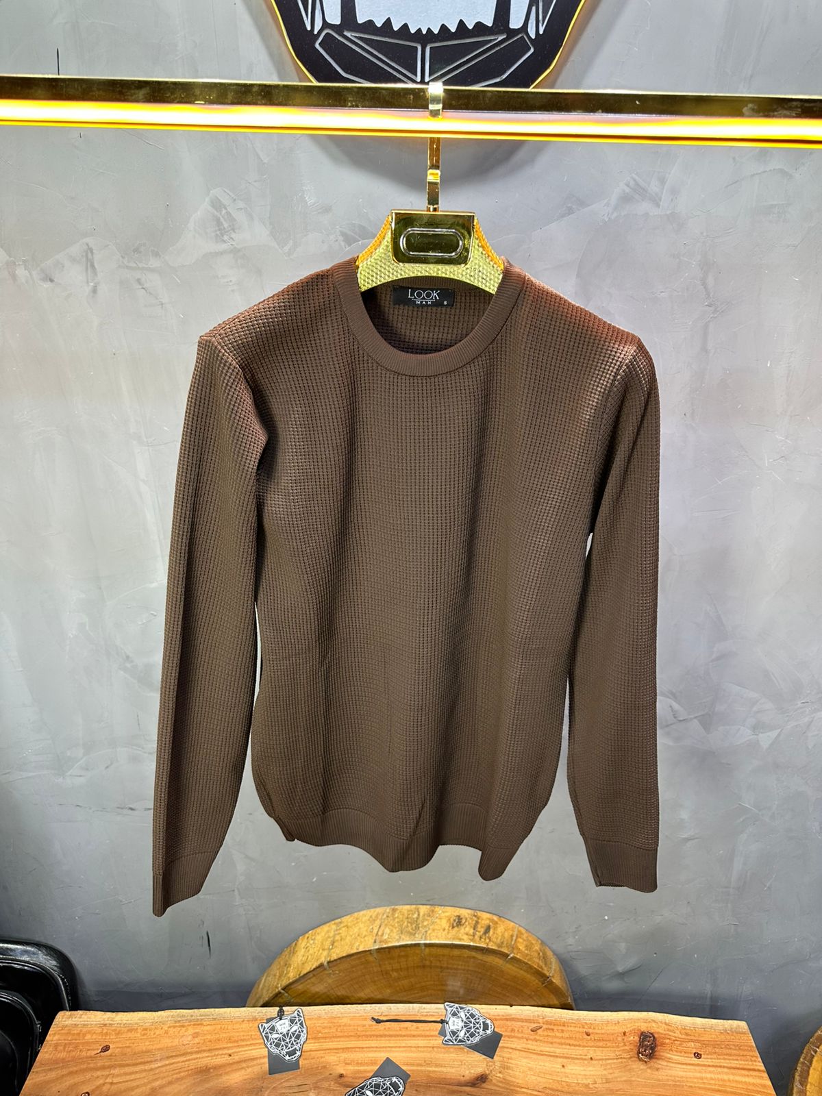 SWEAT TRICOTE MARON 4030 - ZG PREMIUM