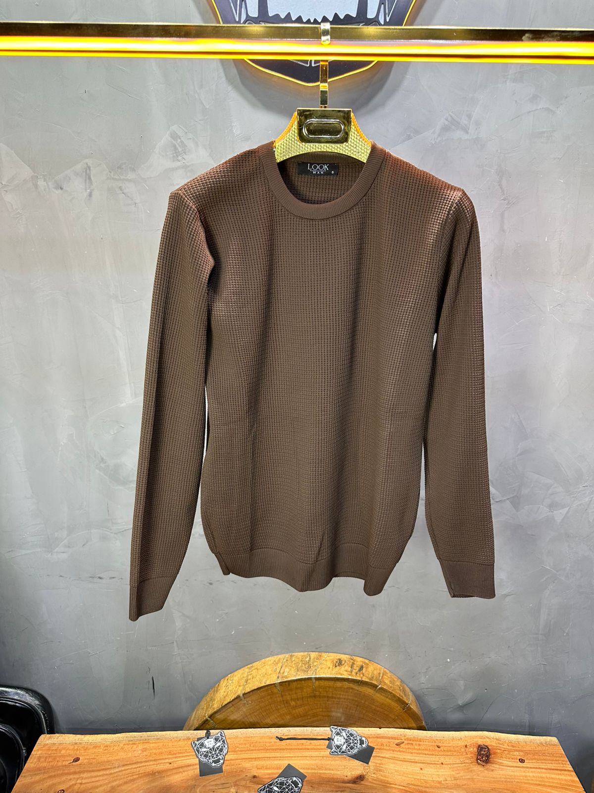 SWEAT TRICOTE MARON 4030 - ZG PREMIUM