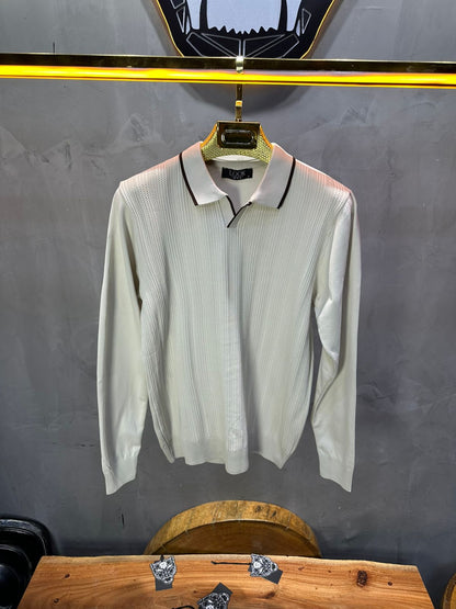 POLO TRICOTE BEIGE 4028 - ZG PREMIUM