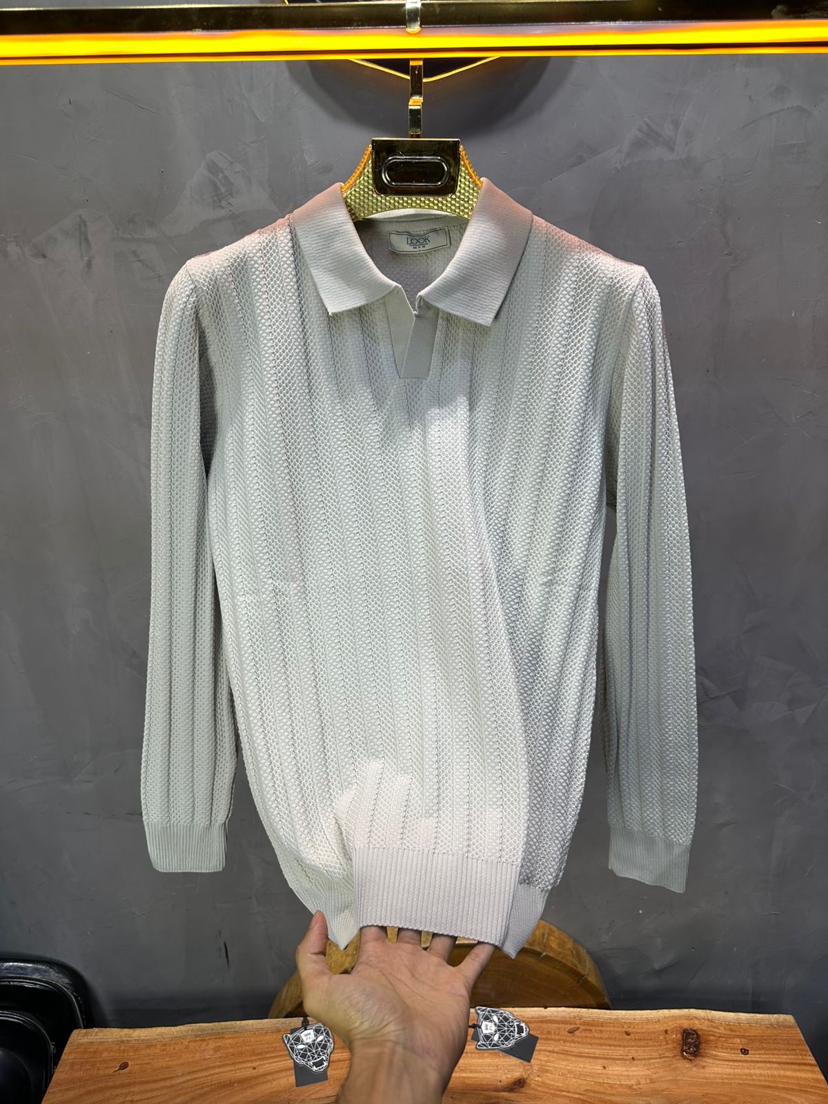 POLO TRICOTE BEIGE 5124 - ZG PREMIUM