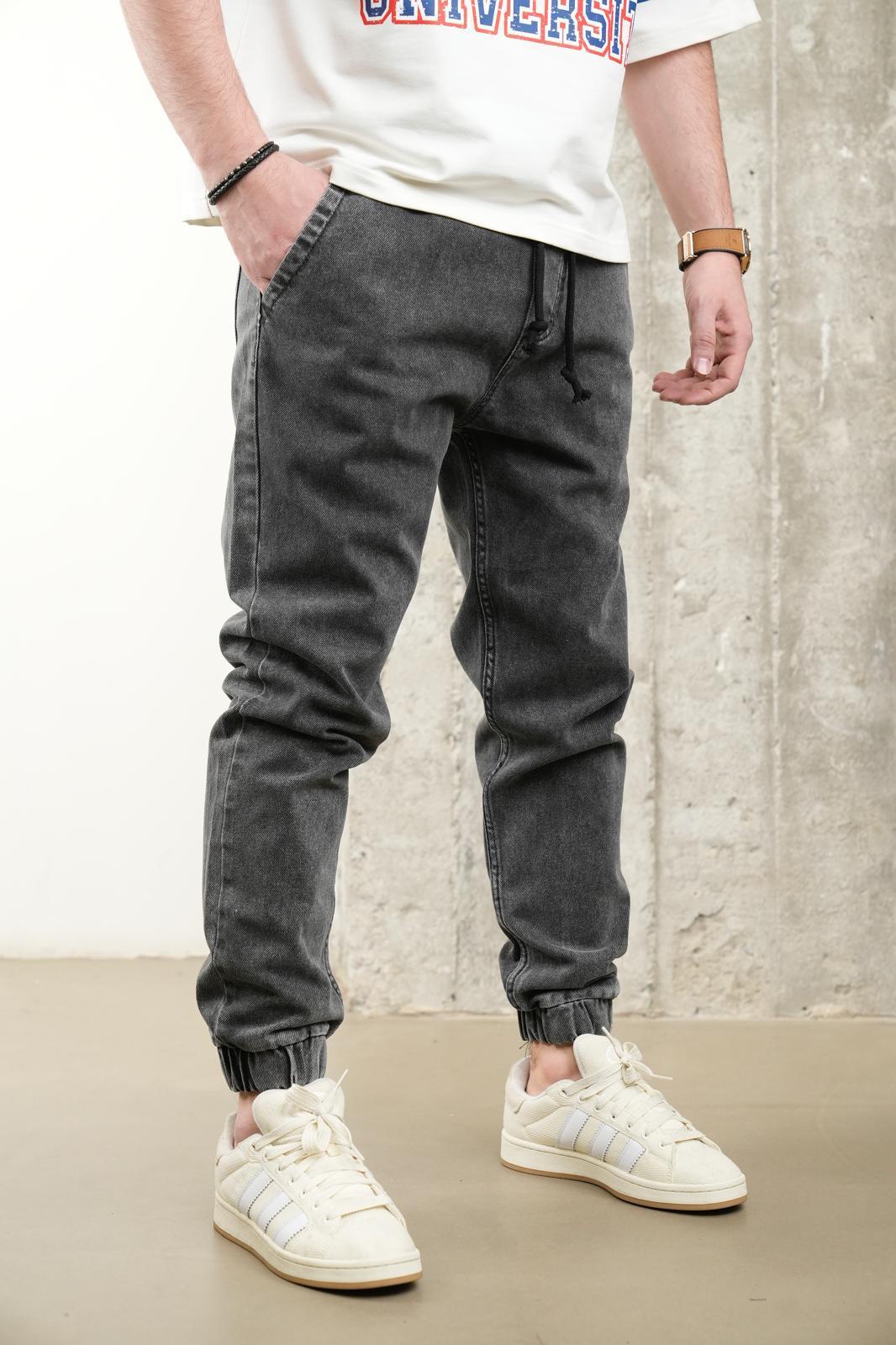 JEANS JOGGER GRIS B9798 - ZG PREMIUM