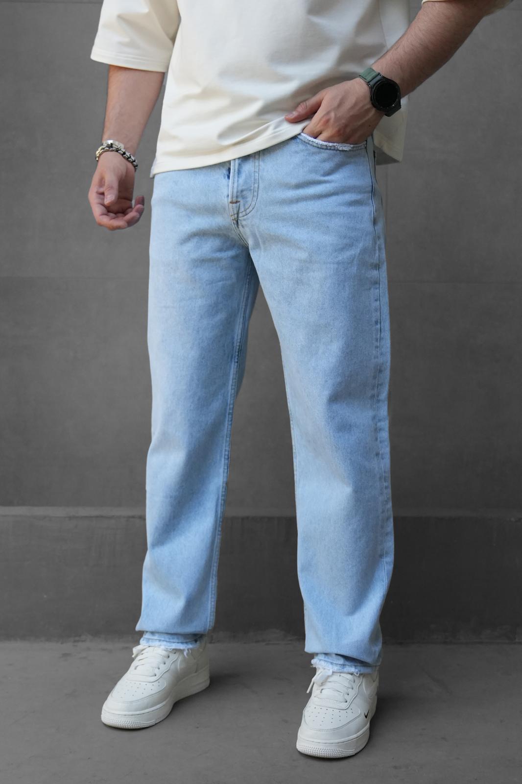 JEANS BAGGY BLUE SIMPLE C1336 - ZG PREMIUM
