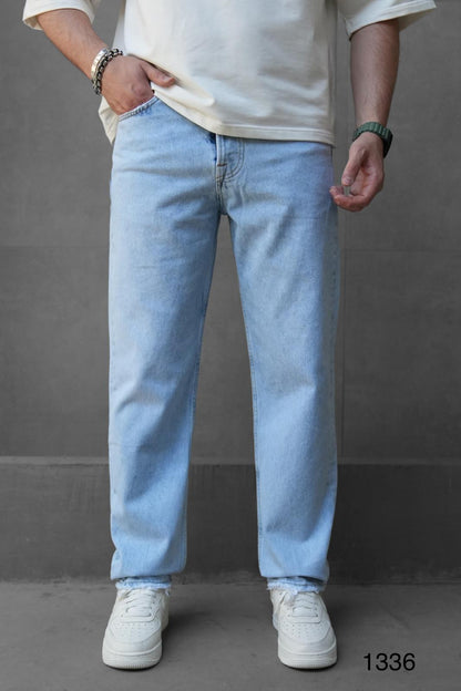 JEANS BAGGY BLUE SIMPLE C1336 - ZG PREMIUM