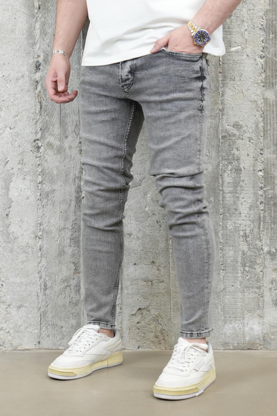 JEANS SKINNY GRIS C1059 - ZG PREMIUM