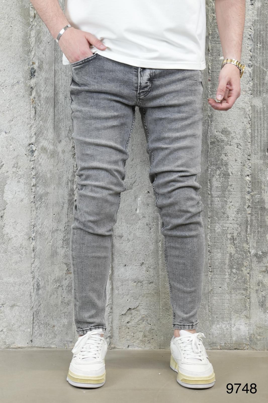 JEANS SKINNY GRIS B9748 - ZG PREMIUM