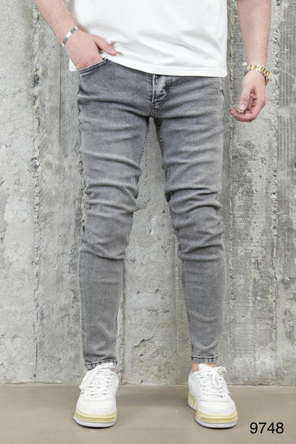 JEANS SKINNY GRIS B9748 - ZG PREMIUM