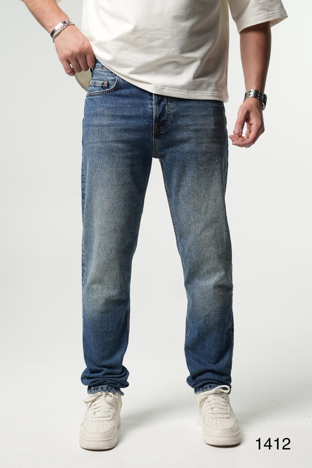 JEANS DROIT BLEU C1412 - ZG PREMIUM