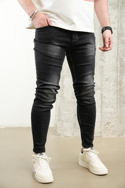 JEANS SKINNY NOIR B9731 - ZG PREMIUM