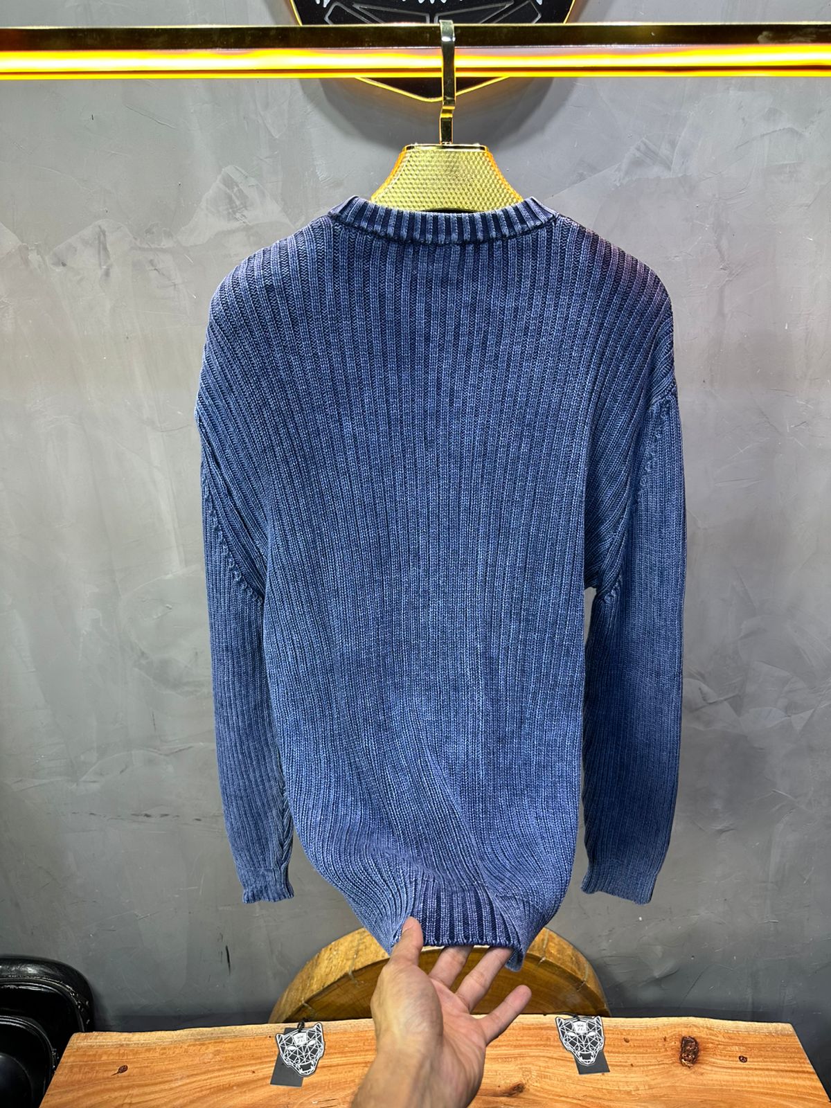 PULL TRICOT BLEU 2609 - ZG PREMIUM