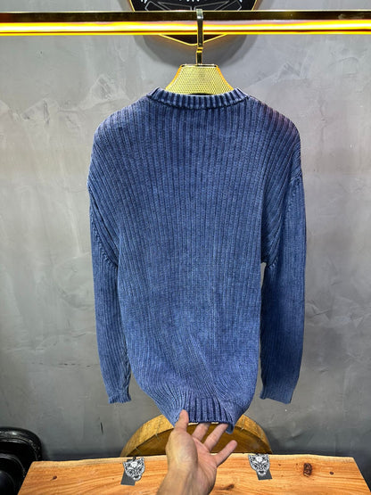 PULL TRICOT BLEU 2609 - ZG PREMIUM