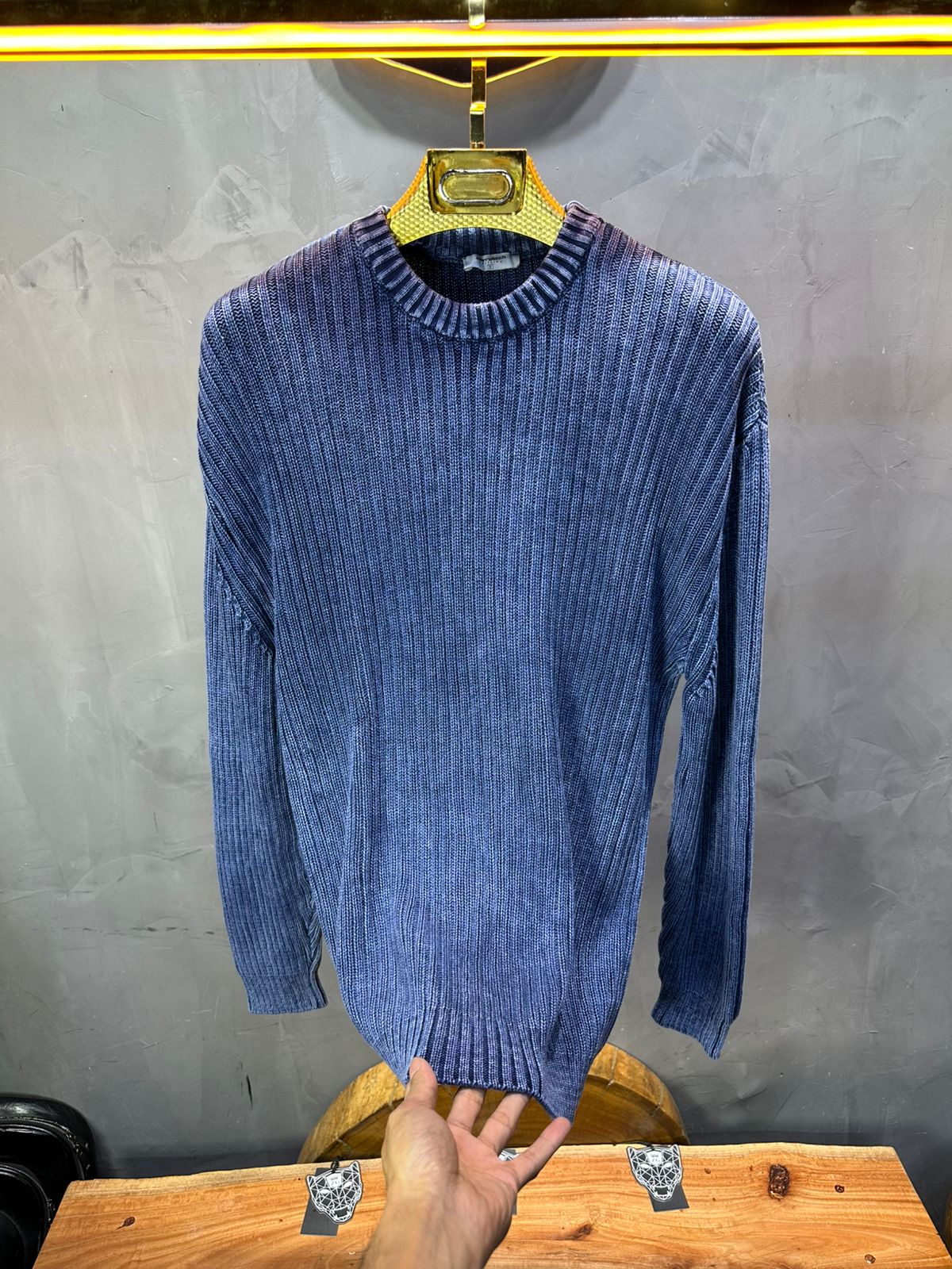 PULL TRICOT BLEU 2609 - ZG PREMIUM