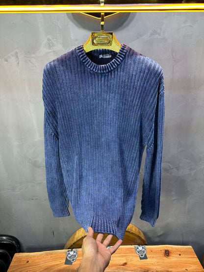 PULL TRICOT BLEU 2609 - ZG PREMIUM