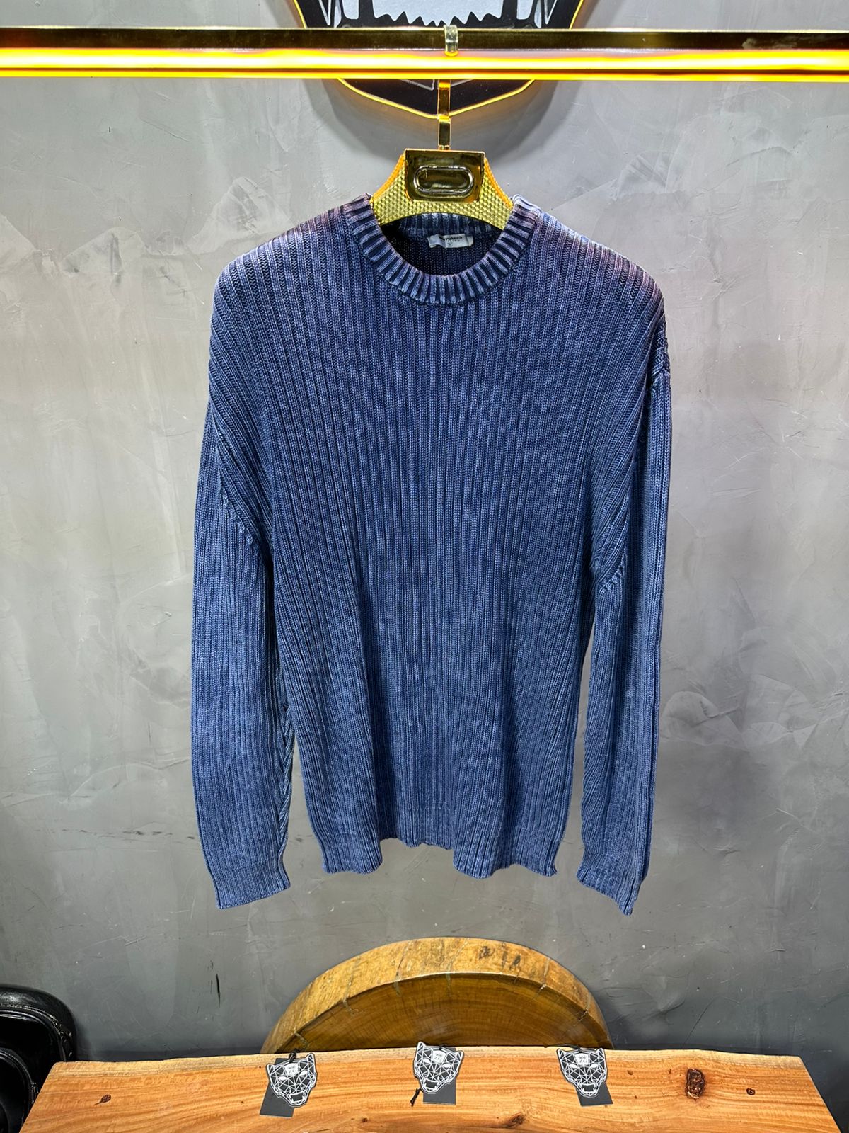 PULL TRICOT BLEU 2609 - ZG PREMIUM