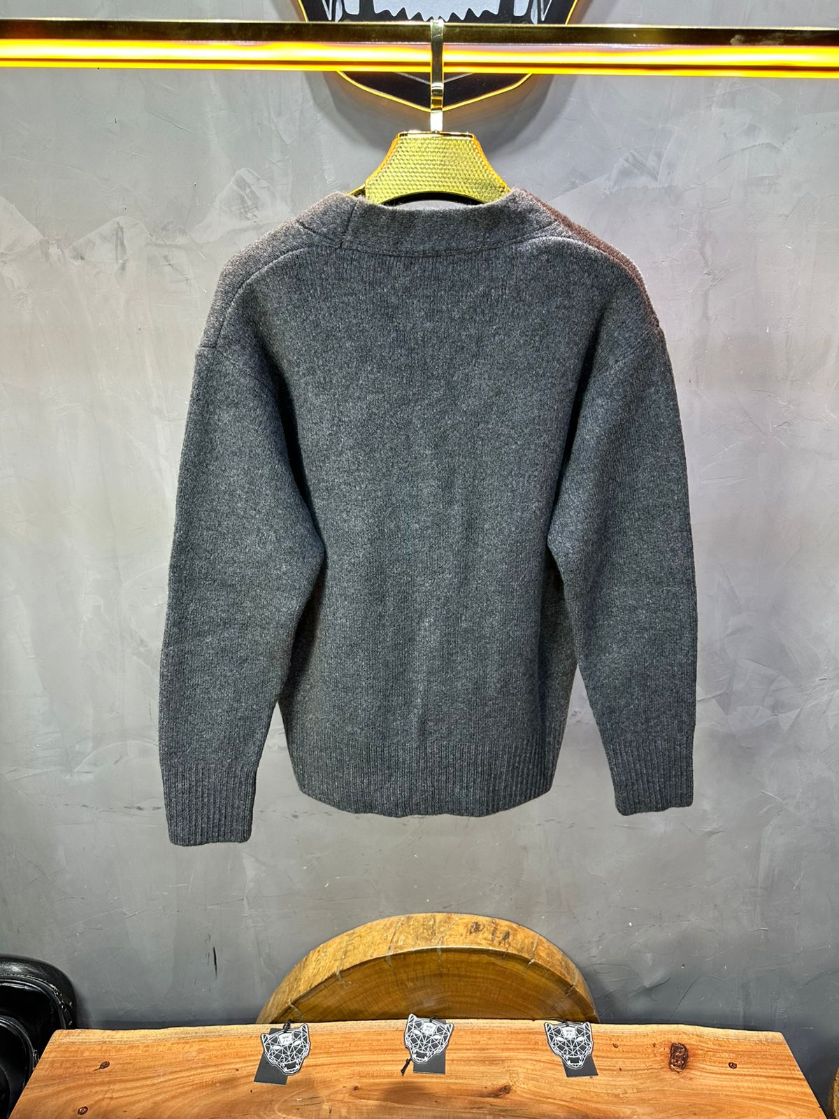 CARDIAN GRIS EN TRICOT 2606