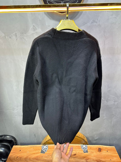CARDIAN NOIR EN TRICOT 2606 - ZG PREMIUM