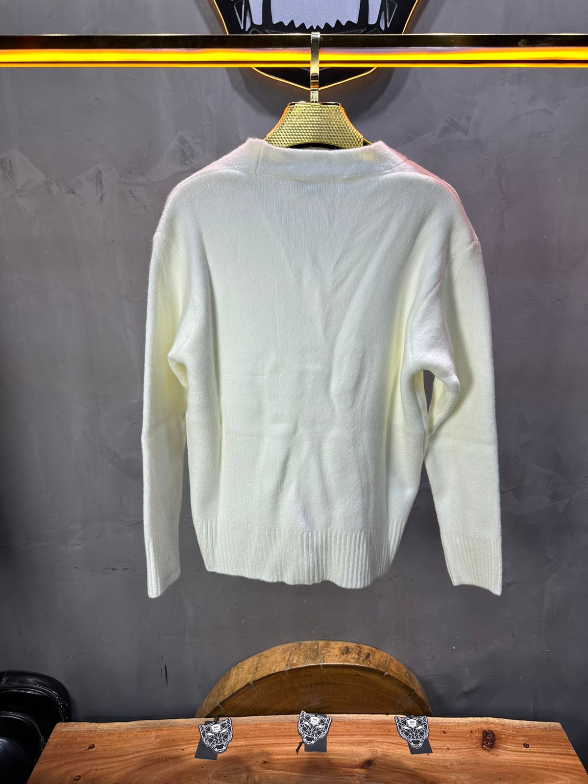 CARDIAN BLANC EN TRICOT 2606 - ZG PREMIUM