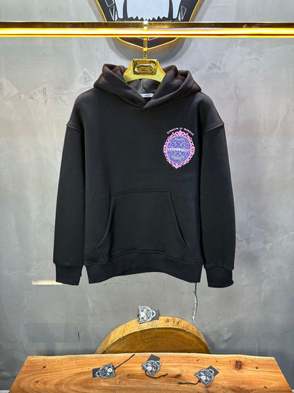 HOODIE NOIR GRAPHIQUE 7861 - ZG PREMIUM