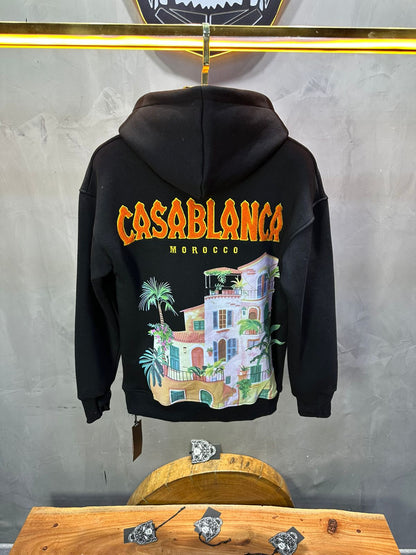 HOODIE CASABLANCA NOIR 7859 - ZG PREMIUM