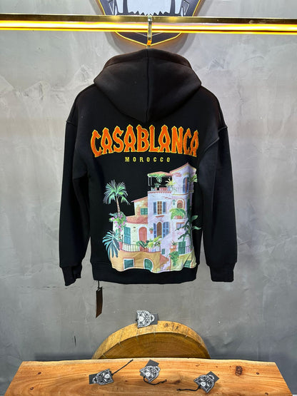 HOODIE CASABLANCA NOIR 7859 - ZG PREMIUM