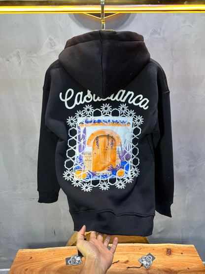 HOODIE CASABLANCA NOIR 7854 - ZG PREMIUM