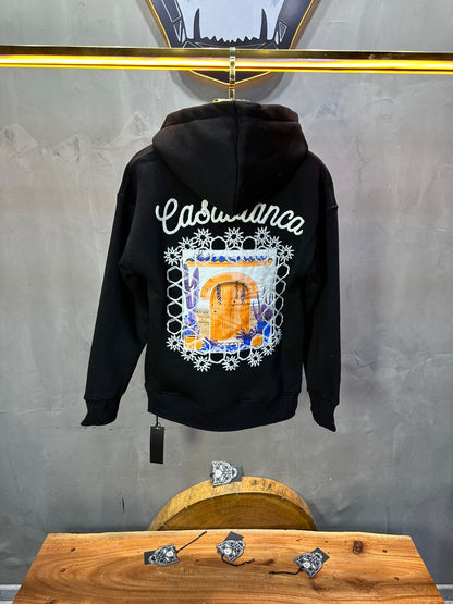 HOODIE CASABLANCA NOIR 7854 - ZG PREMIUM