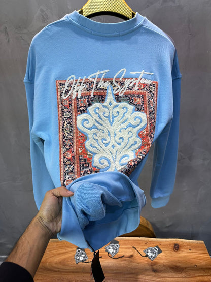 SWEAT BLEU ORNEMENTAL 7509 - ZG PREMIUM