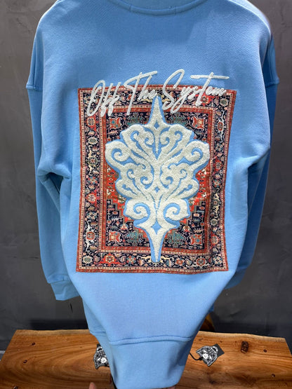SWEAT BLEU ORNEMENTAL 7509 - ZG PREMIUM