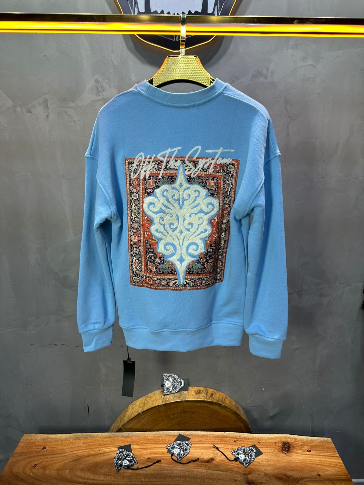 SWEAT BLEU ORNEMENTAL 7509 - ZG PREMIUM