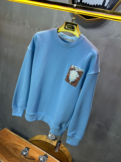 SWEAT BLEU ORNEMENTAL 7509 - ZG PREMIUM