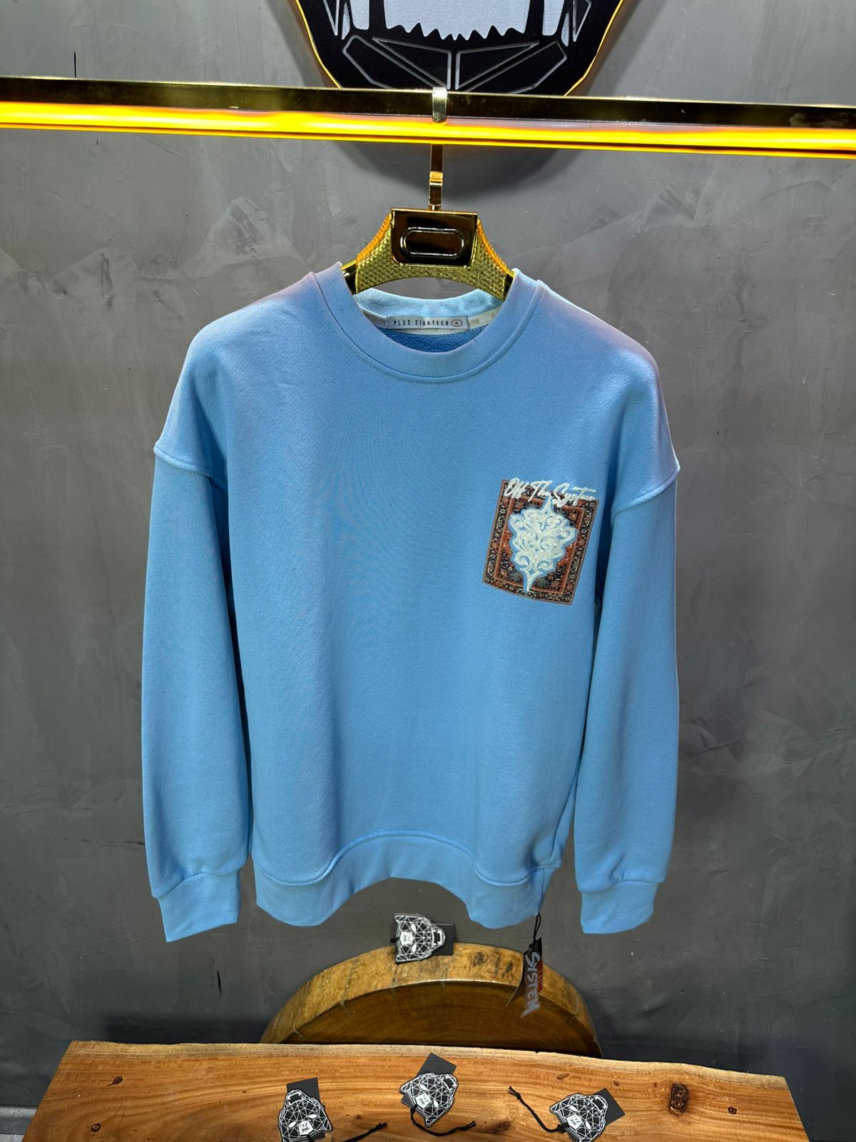 SWEAT BLEU ORNEMENTAL 7509 - ZG PREMIUM