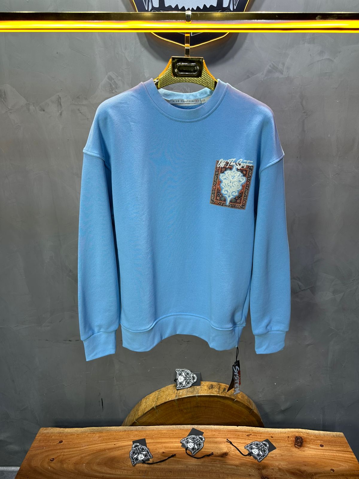 SWEAT BLEU ORNEMENTAL 7509 - ZG PREMIUM