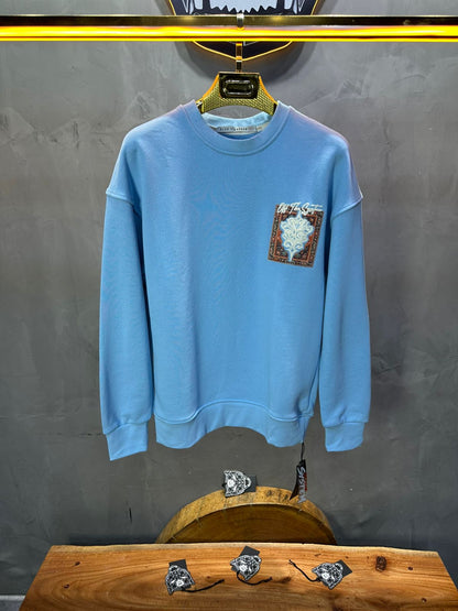 SWEAT BLEU ORNEMENTAL 7509 - ZG PREMIUM