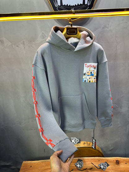 SWEAT CAPUCH GRIS TUNISIA 7857 - ZG PREMIUM