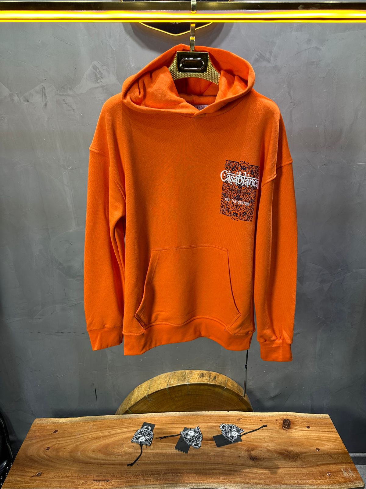 SWEAT CAPUCH ORANGE CASABLANCA 7521 - ZG PREMIUM