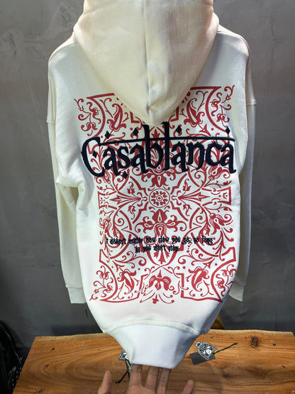 SWEAT CAPUCH WHITE CASABLANCA 7521 - ZG PREMIUM