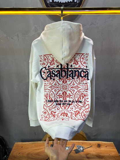 SWEAT CAPUCH WHITE CASABLANCA 7521 - ZG PREMIUM