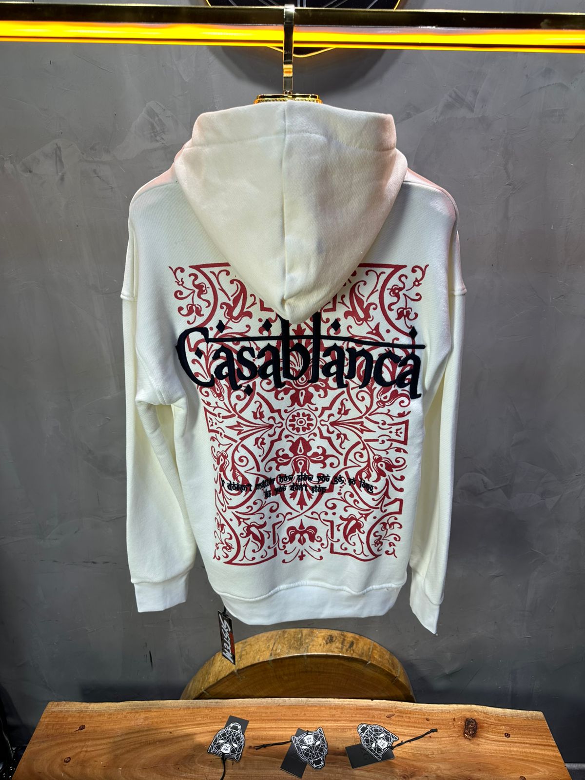 SWEAT CAPUCH WHITE CASABLANCA 7521 - ZG PREMIUM