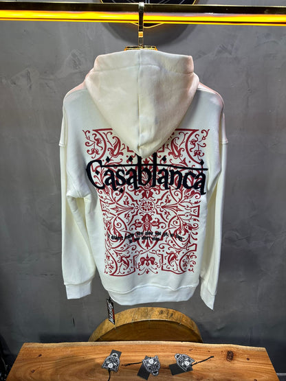 SWEAT CAPUCH WHITE CASABLANCA 7521 - ZG PREMIUM