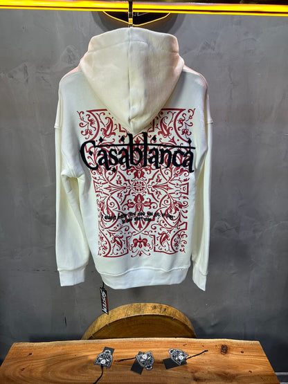 SWEAT CAPUCH WHITE CASABLANCA 7521 - ZG PREMIUM
