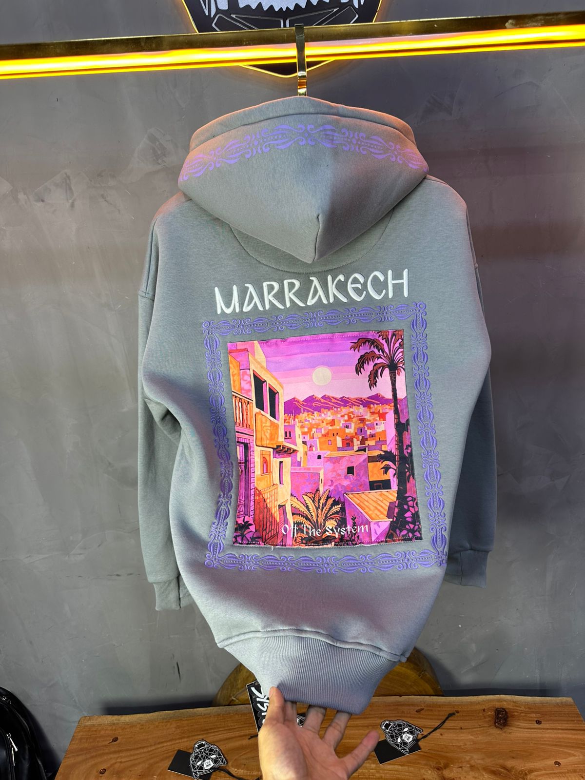 SWEAT A CAPUCH GRIS 7856 - ZG PREMIUM