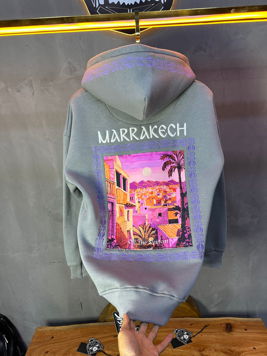 SWEAT A CAPUCH GRIS 7856 - ZG PREMIUM